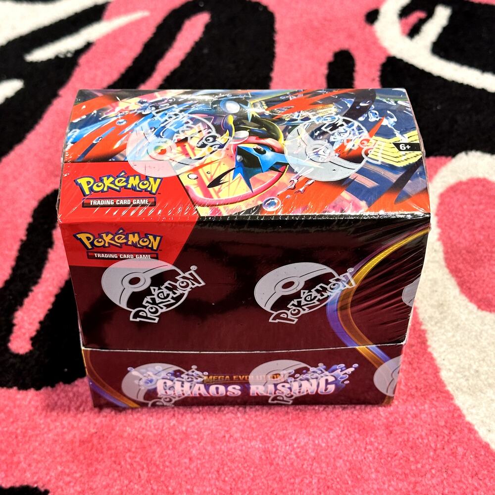 Pokémon Mega Evolution: Chaos Rising Booster Box – Sealed – As Pictured